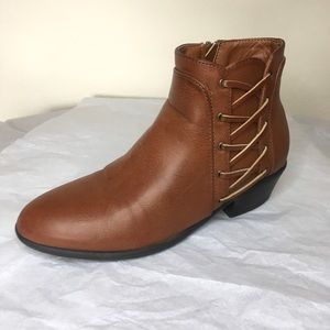 Charlotte Russe Ankle Booties Brown Size 6